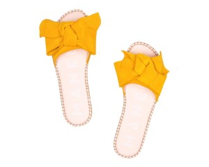 Klapki Manebi Flat Sandals with Bow Banana - sklep Shuluv Melissa & More - photo 3