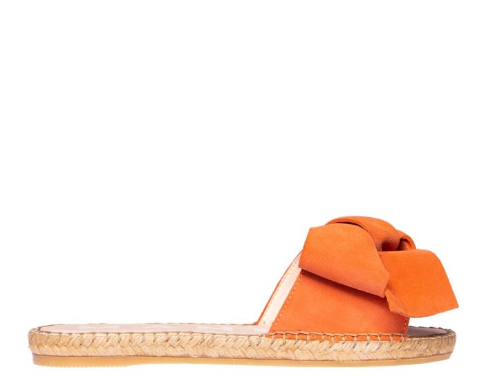 Klapki Manebi Flat Sandals with Bow Mandarin - sklep Shuluv Melissa & More - photo 1