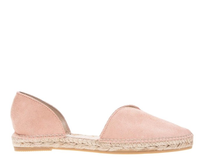 Klapki Manebi Open-Side Flats. Kolor: pastel rose. Sklep Shuluv Melissa & More - zdjęcie 1