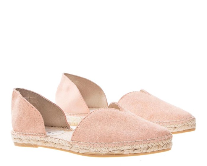 Klapki Manebi Open-Side Flats. Kolor: pastel rose. Sklep Shuluv Melissa & More - zdjęcie 2