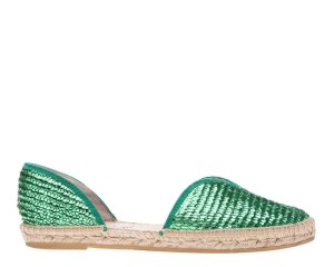 Manebi Espadrilles Open-Side Flats Emerald - sklep Shuluv Melissa & More - zdjęcie 1