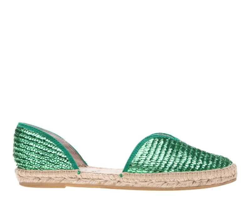 Manebi Espadrilles Open-Side Flats Emerald - sklep Shuluv Melissa & More - zdjęcie 1