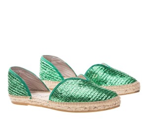 Manebi Espadrilles Open-Side Flats Emerald - sklep Shuluv Melissa & More - zdjęcie 2