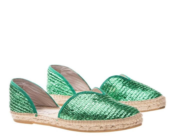 Manebi Espadrilles Open-Side Flats Emerald - sklep Shuluv Melissa & More - zdjęcie 2