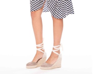 Manebi Wedge Sandal Hamtons Vintage Taupe espadryle w sklepie Shuluv Melissa & More - zdjęcie 4