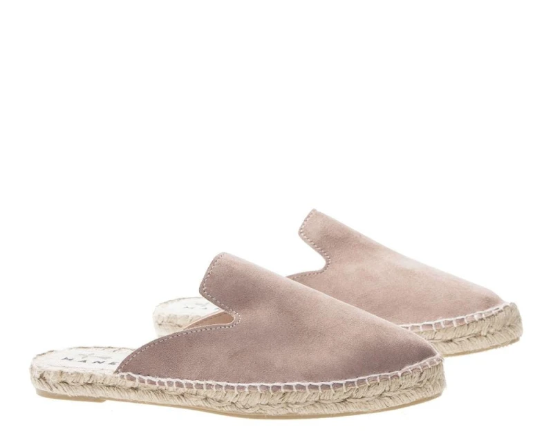 Klapki Manebi Mule Hamptons Vintage Taupe - zdjęcie 2