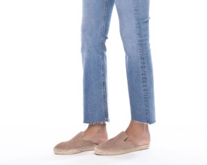 Klapki Manebi Mule Hamptons Vintage Taupe - zdjęcie 4