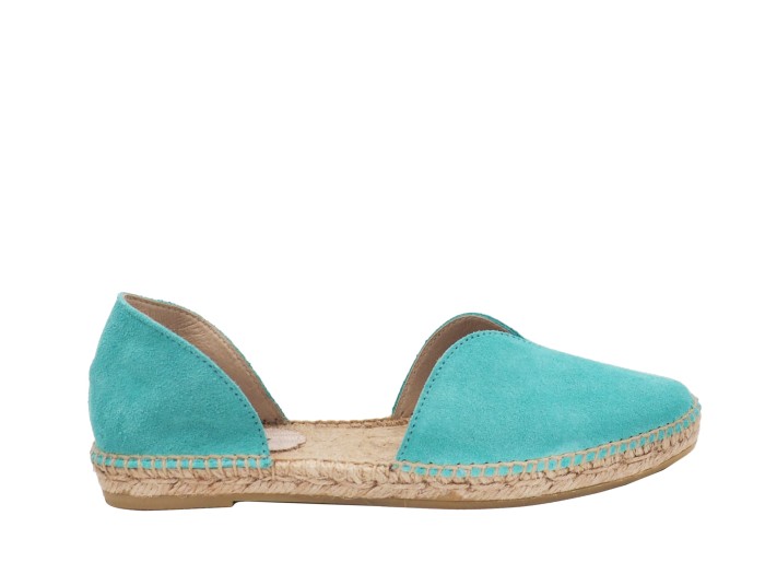Espadryle Manebi Open-Side Flats Aquamarine - sklep Shuluv Melissa & More