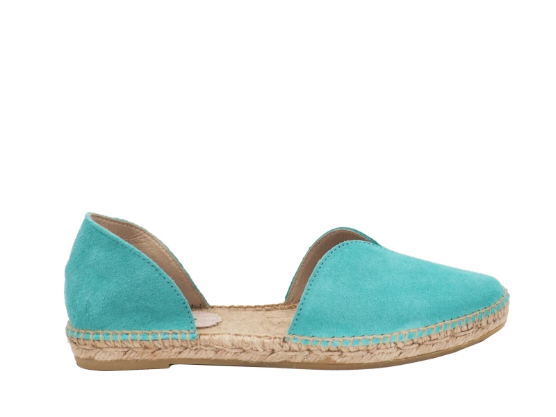 Espadryle Manebi Open-Side Flats Aquamarine - sklep Shuluv Melissa & More