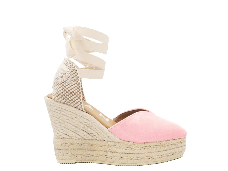 Espadryle Manebi wedge sandal hamptons Pastel Rose - sklep Shuluv Melissa & More