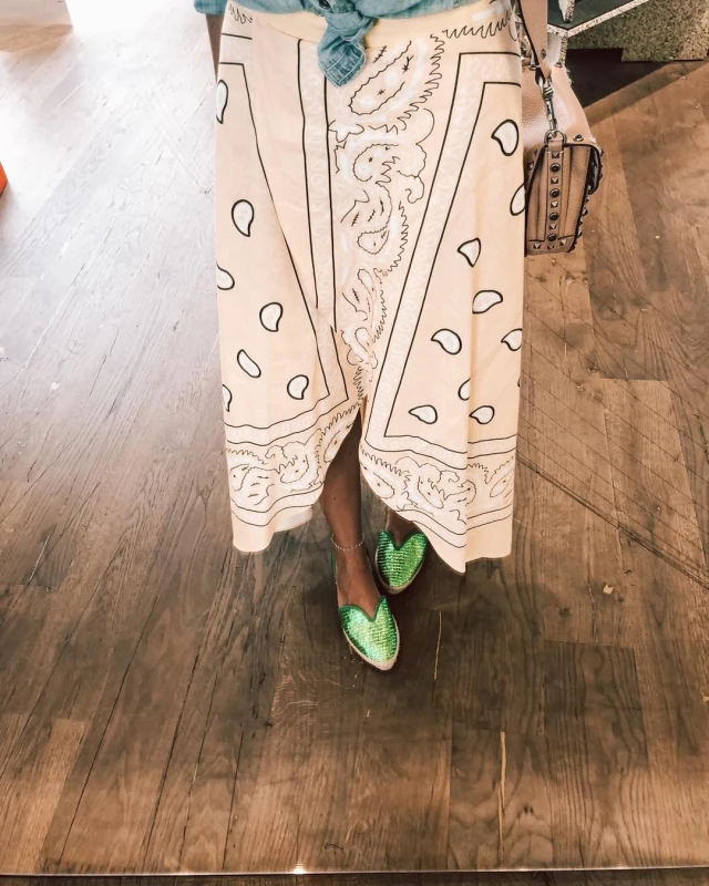 Manebi Espadrilles Open-Side Flats Emerald - sklep Shuluv Melissa & More - zdjęcie 6