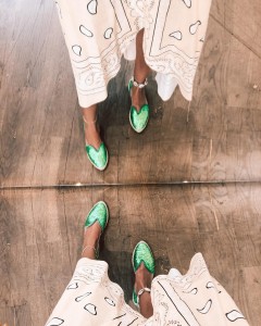 Manebi Espadrilles Open-Side Flats Emerald - sklep Shuluv Melissa & More - zdjęcie 7