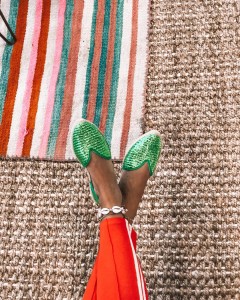 Manebi Espadrilles Open-Side Flats Emerald - sklep Shuluv Melissa & More - zdjęcie 8