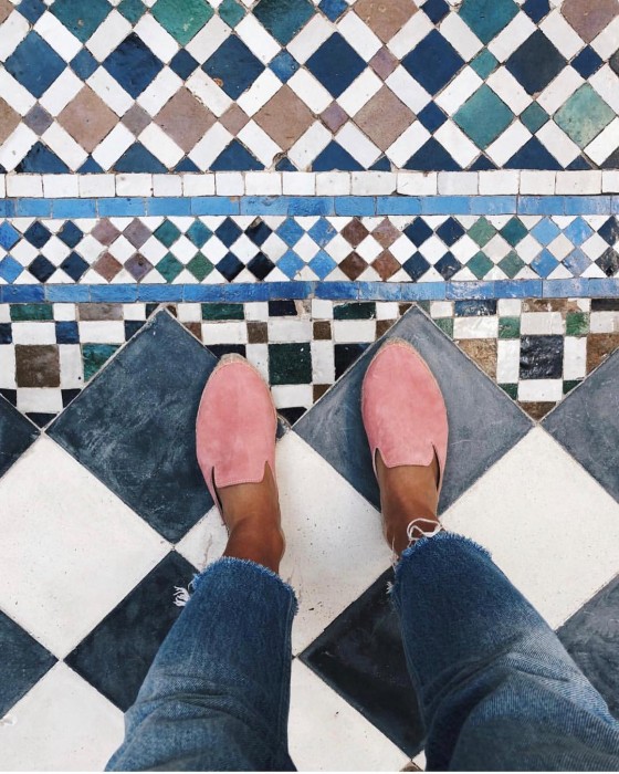 Klapki Manebi Mule Hamptons Pastel Rose - sklep Shuluv Melissa & More