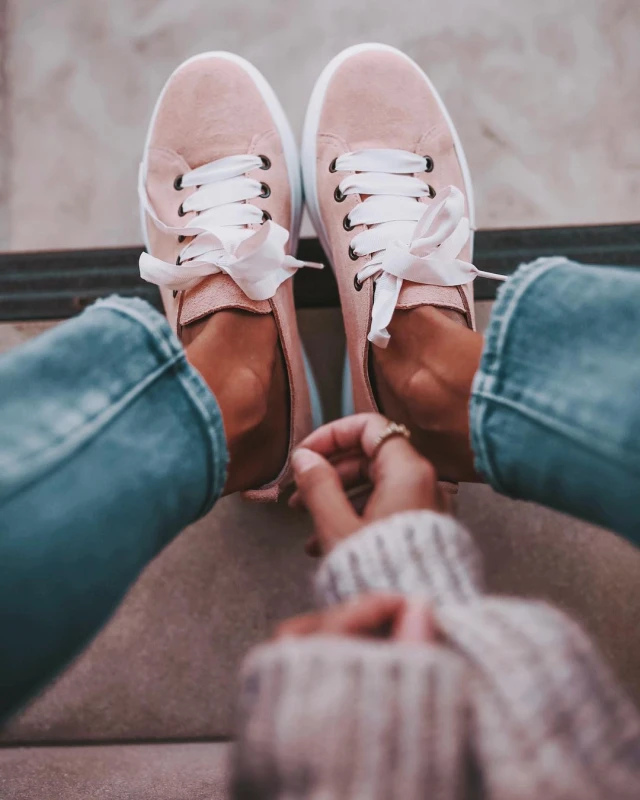 Trampki Manebi Sneakers Pastel Rose - sklep Shuluv  - zdjęcie prezencyjne 1