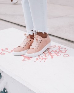Trampki Manebi Sneakers Pastel Rose - sklep Shuluv  - zdjęcie prezencyjne 2