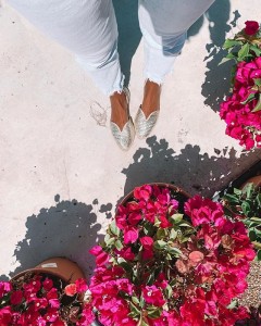 Espadryle Manebi Open-Side Flats. Kolor: platinum. Sklep Shuluv Melissa & More - zdjęcie 8