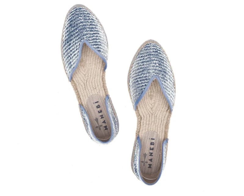 Espadryle Manebi Open-Side Flats Sky Blue - sklep Shuluv Melissa & More - zdjęcie 3
