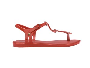 melissa solar red sandals