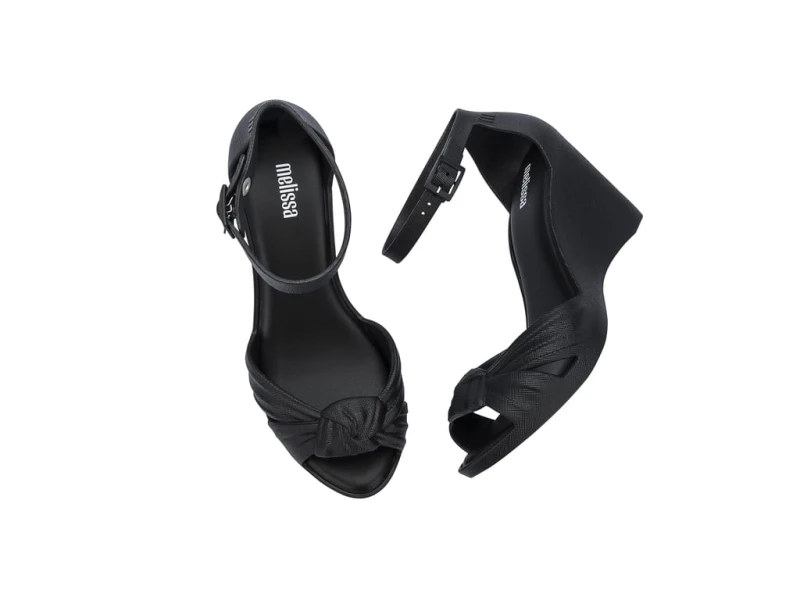 Melissa `velvet wedge