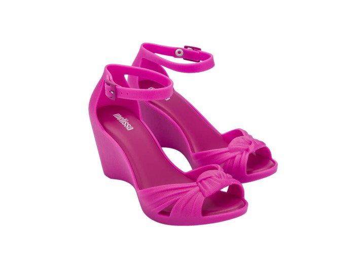 Melissa Velvet Wedge Szpilki