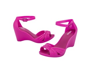 Melissa Velvet Wedge