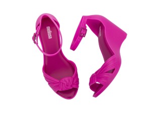 Melissa Velvet Wedge