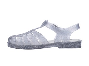 Melissa Possession Clear Glass Glitter Silver