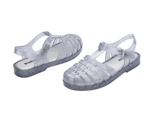 Melissa Possession Clear Glass Glitter Silver
