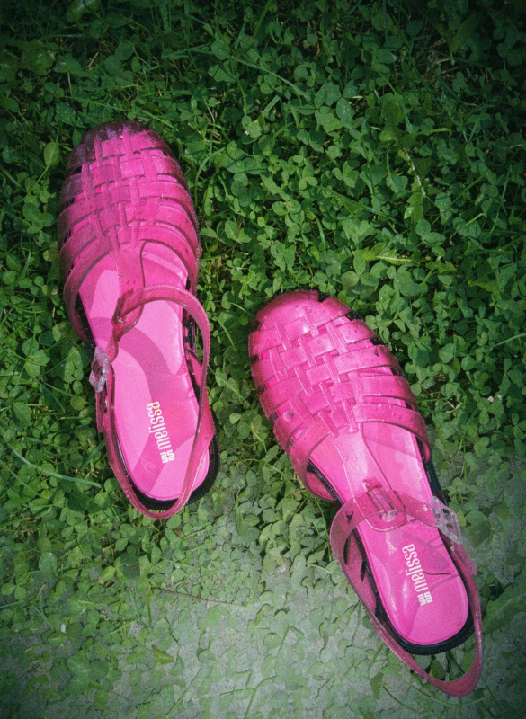 Melissa Possession Clear Glass Pink