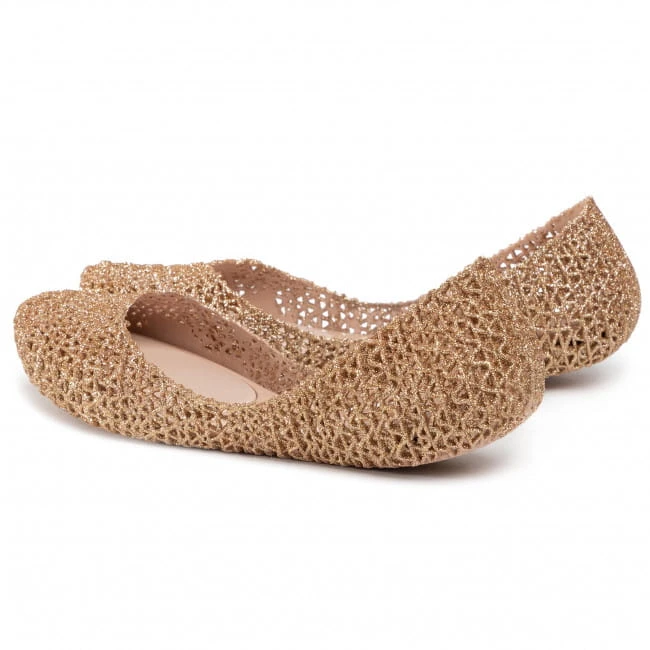 Melissa Campana Papel VII SS20 Brown Gold Glitter - sklep Shuluv Melissa & More - zdjęcie 3